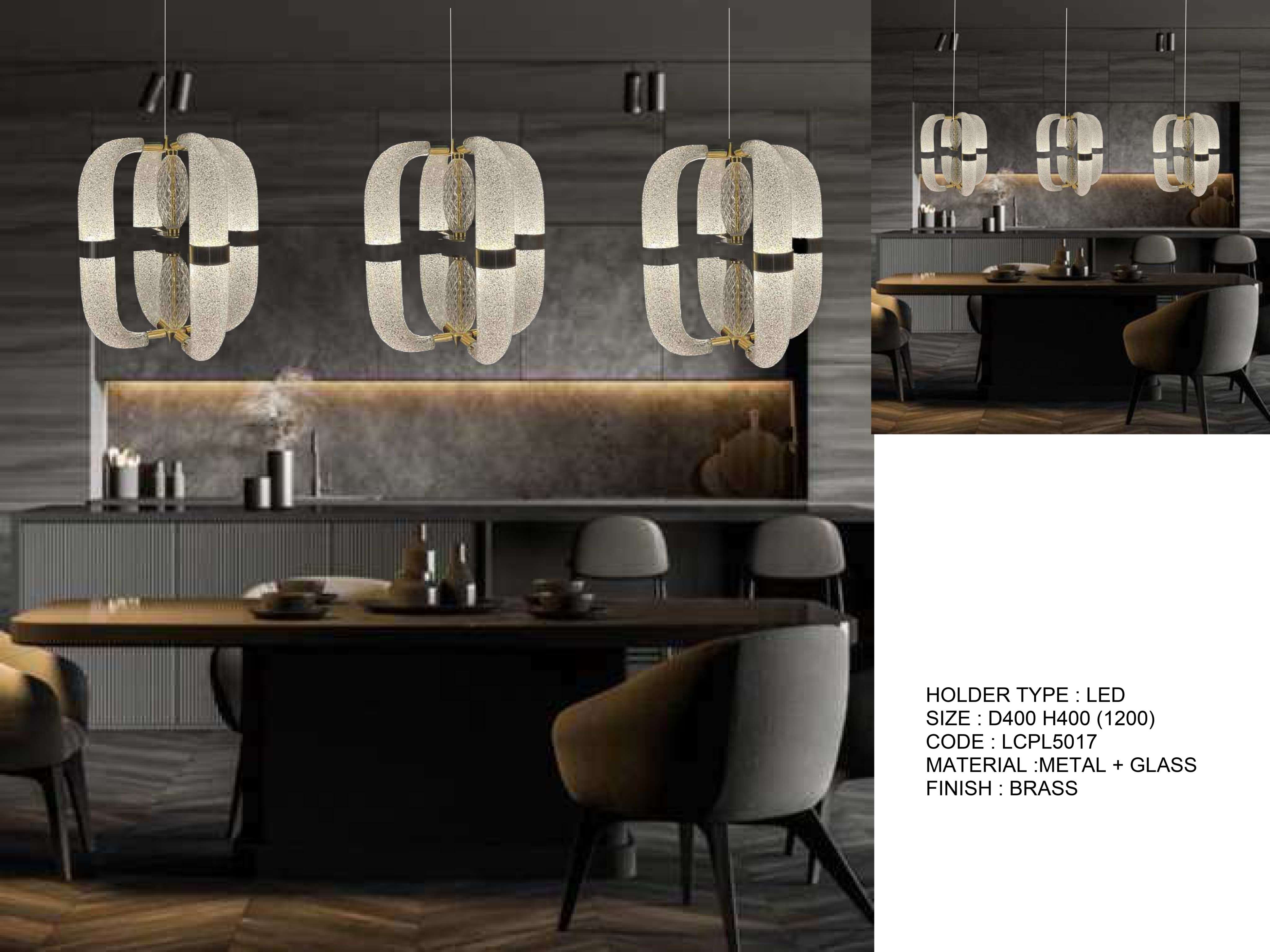 Beyond Lights - Metal Glass Chandelier- LCHL